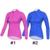 Chaquetas de carreras Mujer Moda Manga larga Ciclismo Jersey Chaqueta Deporte Carretera MTB Camisa Bicicleta Suéter de descenso Top Wear Champ Hembras Diseños