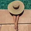 Chapeaux à large bord seau femmes chapeau de plage dames été Protection UV soleil S1340 15 cm 230729