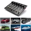 Per auto Marine Ship Caravan RV DC12 24V ON OFF Rocker Toggle Car Switch Panel con protezione fusibile 6 adesivi etichetta Gang271D