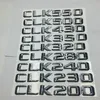 Pour Mercedes Benz CLK200 CLK230 CLK240 CLK280 CLK320 CLK350 CLK430 CLK500 CLK550 Arrière Emblème Numéro Lettres Badge Sticker233C