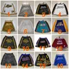 Basket bara don korta sport shorts sweatpants bär män Justdon Hippop Pant Zipper Fly Stitched Team Elastic midja dragskon Jalen Wilson Victor Oladipo