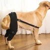 Luva de recuperação para transporte de cães Suporte para perna de animal de estimação para protetor de ferimentos traseiro Suporte para articulação do quadril Protege pequeno médio