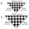 Dog Apparel Fashion Plaid Sphynx Cat Triangle Scarf Bandanas Cotton Pet Gromming Accessories For Cats Gotas Katten Kedi Mascotas Products