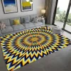 Tapis Alfombra 3D Motif Abstrait Tapis pour Salon Chambre Grande Surface Tapis Enfants Jouer Tapis De Sol Enfant Vortex Illusion Tapis R230731