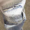 Erkek kot pantolon Avrupa jean erkek nakış patchwork yırtık kot pantolon marka motosiklet pantolon erkek skinny jeans pantnes hombre sokak kıyafetleri j230728