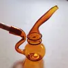 3 pièces mini calebasse narguilés tuyau en verre nouveauté Bong accessoires traditionnels dab rigs oilrig fumer tuyau clair tuyau d'eau