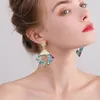 Dangle Earrings Christmas 2023 Trend Women's Rings Rings for Women Ear Cuffs with Stones Landant
