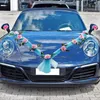 Decorative Flowers Wedding Car Front Flower Decoration Artificial Garland For Party Holiday Accessories Simulation Rose