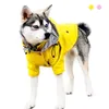 Roupas para cães Casaco à prova d'água de alta qualidade para cães de estimação para cães pequenos, médios e grandes, jaqueta à prova de vento, capa de chuva para cães, moletons esportivos, roupas para animais de estimação 230729