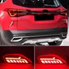 1 paar Für Kia Seltos 2019 2020 2021 Auto LED Reflektor Rücklicht Hinten Stoßstange Licht Hinten Nebel Lampe Bremslicht blinker signal289M