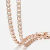 Kedjor 3mm män Kvinnor Snake Halsband 585 Rose Gold Link Fyllda modesmycken gåvor Hela festbröllop 50 60 cm GN4621839