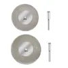 50 60mm Diamantdoorslijpschijf Slijpschijf Zag Circulaire 3mm Schacht Boor Rotary Tool 32CC Professionele hand Sets333l