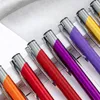 Ballpoint Pens 100pcslot Ballpoint Pen Black Blue Ink School Office Em. Подпись для написания канцелярских товаров Free 230729