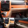 Per Honda CRV 2007-2011 Pannello di controllo centrale interno Maniglia per porta 3D 5D Adesivi in fibra di carbonio Decalcomanie Car styling Accessorie274Q