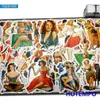 50st Sexig skönhet Retro Pretty Leggy Stocking Lady Girl Telefon Laptop Car Stickers Pack för DIY Bagage Guitar Skateboard Sticker C275Q