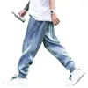 Men's Pants Men Trousers Stylish Sporty Colored Elastic Waist Pockets For Daily Wear Cargo