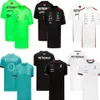 Formula One Racing Suit 2021 Kısa Kollu T-shirt W12 Hamilton Takımı Üniforma Yuvarlak Boyun TEEF1 T-Shirt291A