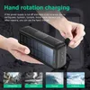 Cell Phone Power Banks 61200mAh Solar Power Bank Portable Fast Charging External Battery Charger Built in Cable for Smartphones Tablets outdoor L230731