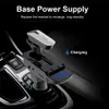 ER9 CAR MP3 Player Bluetooth Headset 2 in 1 FM Transmitter Bluetooth Hands- SeekerPhone Line Audio Induction لجميع الهواتف الذكية 2810