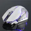 Перезаряжаемая x7 беспроводная светодиодная подсветка USB Optical Ergonygic Gaming Mouse Sem Fio Fashion Notebook Desktop Computer Mute Games Mute Mute Mute Mute