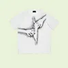 23SS High Edition B Family Summer Ny t-shirt unisex par Löst avslappnad mode mångsidig kort ärm
