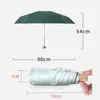 傘のミニポケット電話サイズ女性の傘の男性男性超軽量雨太陽傘の女の子アンチUVポータブル折り畳み傘下パラソル230731