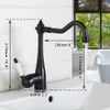 Kitchen Faucets Kitchen Sink Faucet Mixer Taps Antique Copper Chrome ORB Gold Finish Swivel Faucet Deck Mounted Tap Cold Mixer 230729