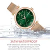 Andra klockor Naviforce Luxury Brand Diamond Watches For Women Fashion Roman Scale Lady Quartz Wristwatch Waterproof Steel Band Girl Belett J230728