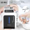 10 I 1 Hydra Dermabrasion Ansiktsmaskin med syresjetskal och fotonterapi Anordning Skin Deep Cleaning Skin Rejuvenation Ansiktslyftning Skönhetsutrustning