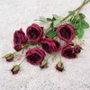 Декоративные цветы шелковые букеты розовые букеты