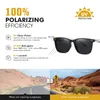 Zonnebril Mode Vierkante Gepolariseerde Mannen Vrouwen Ultra Light TR Frame G15 Bril Anti Rijden Goggle lunette de soleil femme 230729