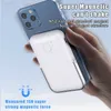 Power Bank per telefono cellulare 5000mAh Power Bank magnetica 15W Magsafing Batteria esterna a ricarica rapida per Iphone14 13 PD20W Powerbank portatile con ricarica cablata L230731