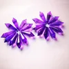Lampadario di cristallo di alta qualità 12 pz / lotto 35mm vetro viola scuro ghiacciolo U-drop (anelli gratuiti) parti di Chanderlier Cake Topper decorazione
