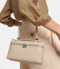 Cowhide LCU med Lychee Loro Marks Pending Piana Simple Single Pockot Shoulder LP Handbag Lunch Box Bag Cosmetic Lunchbox 230826