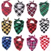 Dog Apparel Fashion Plaid Sphynx Cat Triangle Scarf Bandanas Cotton Pet Gromming Accessories For Cats Gotas Katten Kedi Mascotas Products