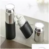 Packing Bottles Frosted Black Glass Bottle Press Pump Spray Lotion Cream Jars Empty Cosmetic Containers 20Ml 30Ml 40Ml 50Ml 60Ml 80Ml Otp8K