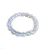 Strand Natural Stone Beads Bracelet For Women Men Opal Lavender Ponderosa Pine Jades Jewelry Agates Elastic Bangle Bracelets