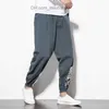 Mäns byxor China Longhougong Pants Men's Jogger Sports Pants Japanese Street Clothes Men's Pants Byxor arbetar herrbyxor Z230731