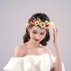 Headpieces A White-color Beautiful Rose Flower Crown Full Of Elf Atmosphere Designed For Ladies' Wedding Bride