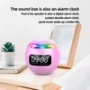 Altoparlanti portatili Nuovo orologio Bluetooth colorato Mini portatile per uso domestico Caricamento carta spray Bluetooth R230731