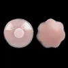 100pcsセクシーなシリコーンニップルカバーパッチブラジャー女性乳房ペタルリムーバブル再利用可能な目に見えない花の丸いハートシェイプ女性2705