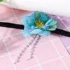 Choker F19D Flower Tie Naszyjniki materialne paski