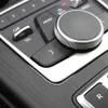 Konsola samochodowa multimedialna okładka dekoracyjna wykończona stal nierdzewna do Audi A4 B9 2017 Stylling216R
