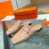 Designer Slipper Summer Beach Women Slippers Luxury Sandals Brand Platform Sandaler Real Leather Home Flip Flop Flats Slide Casual Shoes Top99 S391 003