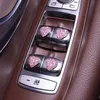 Diamon Car Sticker naklejka kryształowy kryształowy auto start silnik Klucz zapłonowy Bling do dekoracji wnętrz Dekoracje 324H