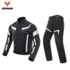 DUHAN Men Motorcycle Jacket+ Pants Breathable Racing Jacket Moto Combinations Riding Clothing Set ,D-06 2843