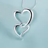 Catene amore cuore bella collana placcata argento all'ingrosso vendita collane pendenti /BKIOXLVZ WVCTXZCE