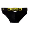 Slip sous-vêtements pour hommes hommes Sexy slips Jockstrap pochette Cuecas Homme coton culottes tongs Gay Slip Homme Srting solide