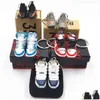 Keychains Lanyards Fashion 3D Mini Sports Sneaker Keyrings Resin Shoe Men Women Key Chain Accessories Drop Delivery Otawd