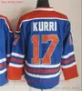 1980 Film Vintage Hockey 7 Paul Coffey Jerseys CCM Borduurwerk 99 Wayne Gretzky 11 Mark Messier Jari Kurri Bill Ranford Grant Fuhr Sam Gagner Connor McDavid